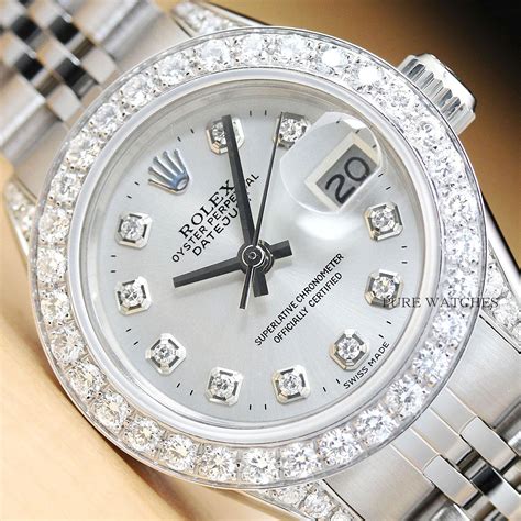 diamond rolex ladies|ladies diamond Rolex watch models.